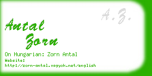antal zorn business card